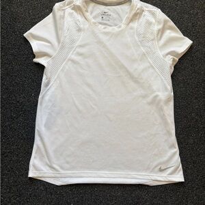 Nike Women's White Dri-FIT Short Sleeve Tee